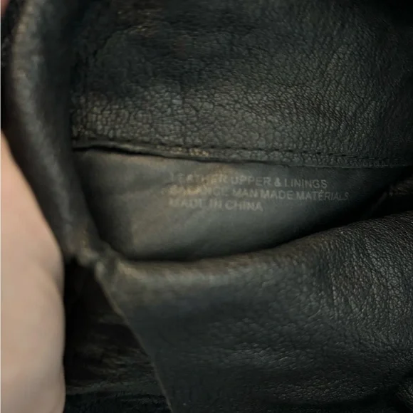 Kork-Ease Adrianne black leather high knee fold over wedge boots - size 8/39‌‌‌ - Picture 5 of 13